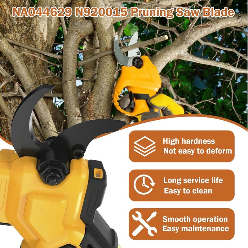 ulapithi N920015+NA044629 Pruning Shear Blade Compatible with Dewalt 20V MAX Cordless Pruner Blades Replacement DCPR320B DCPR320D1 DCPR320B-B3 Pruner Saw Blade - Image 4